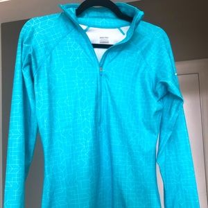 nike pro dri-fit 3/4 zip